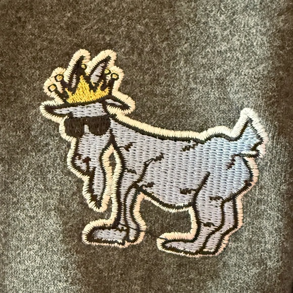 GOAT USA OG Hoodie Men’s Size Large | Dark Gray Pullover Sweatshirt | NWT - Picture 6 of 9